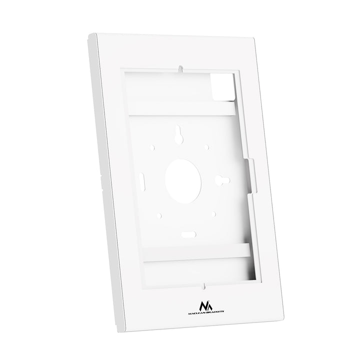 Maclean Tablet Advertising Mount, with Lock. 10.9"-11", iPad Air/Pro, Samsung Tab A & S Series, 220x323x22mm, MC-955 W