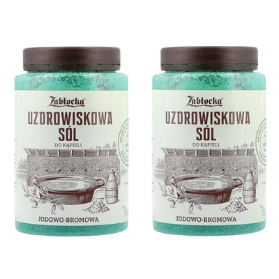 Zabłocka spa salt, iodine-bromine, for bathing, 1.2 kg - 2 pieces
