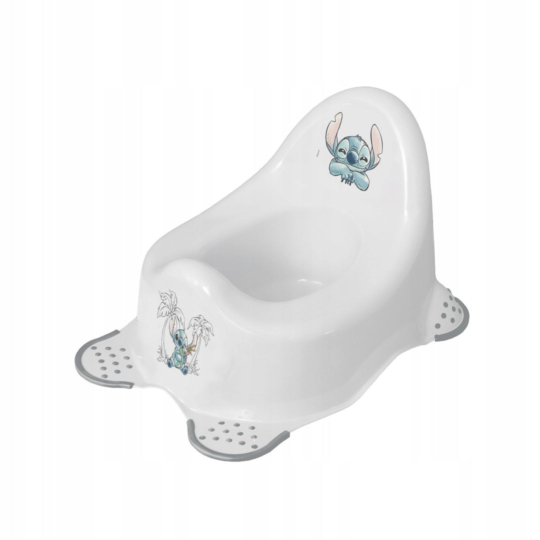 Non-slip step stool, two steps, max. 120 kg, + Toilet seat cover + Stitch potty