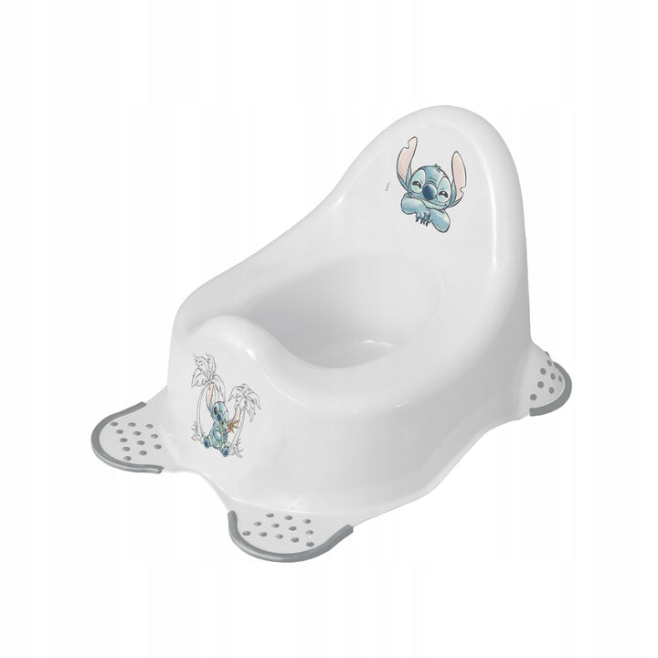 Non-slip step stool, two steps, max. 120 kg, + Toilet seat cover + Stitch potty