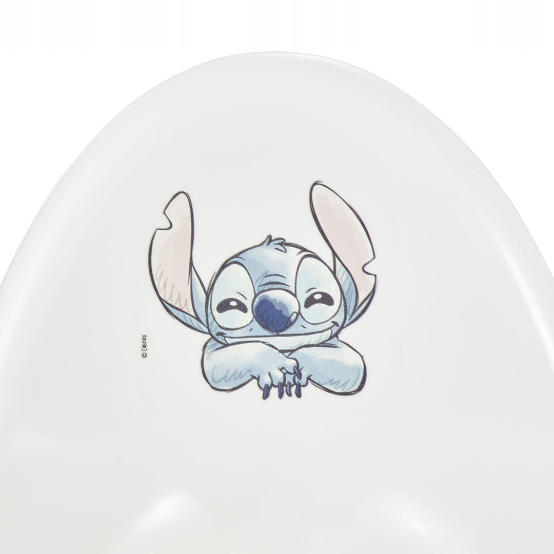 Non-slip step stool, two steps, max. 120 kg, + Toilet seat cover + Stitch potty