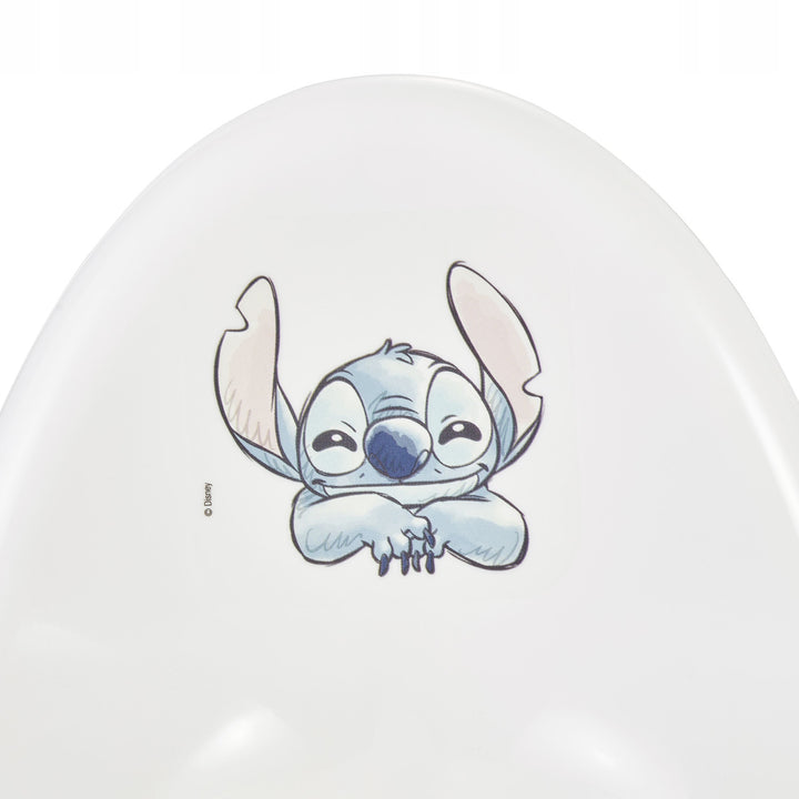 Non-slip step stool, single step, max. 80 kg + Toilet seat cover + Stitch potty