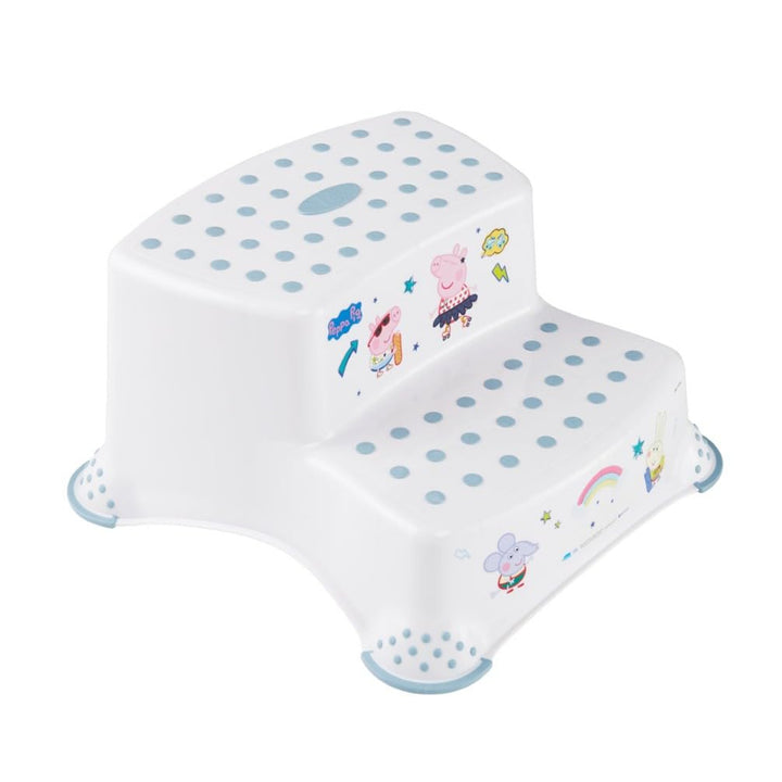Keeeper non-slip step stool, two steps, max. 120 kg, easy to clean, Peppa Pig