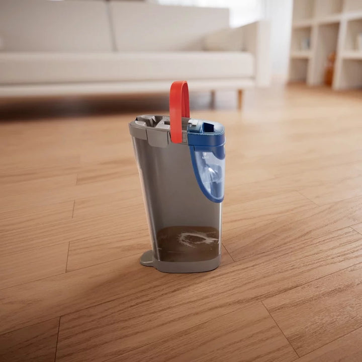 Vileda H2prO flat mop, 100% separation of clean and dirty water, two tanks, 3 microfiber pads, 360° tip, 175774