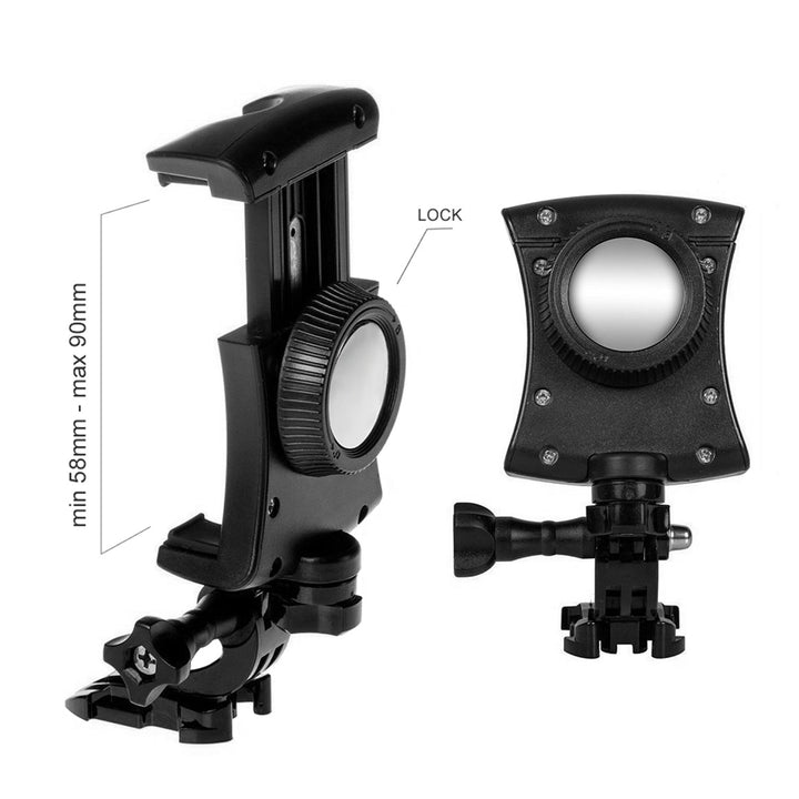 Backpack with LED signal light, remote control, water resistance: remote control IPx5, backpack IPX2 + sports shoulder straps for Maclean phone