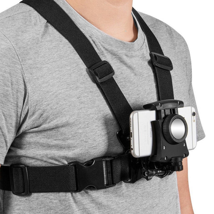 Backpack with LED signal light, remote control, water resistance: remote control IPx5, backpack IPX2 + sports shoulder straps for Maclean phone