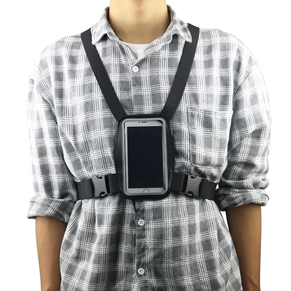 Backpack with LED signal light, remote control, water resistance: remote control IPx5, backpack IPX2 + Maclean sports phone harness, universal, MC-446