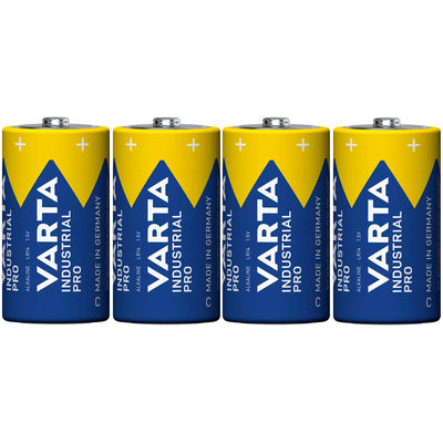 4x R-14 LR14 C 1.5V alkaline battery Varta Industrial Pro