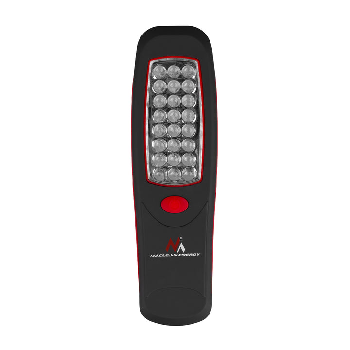 Maclean 24 LED workshop lamp, magnet, hook, MCE03 2 pieces + 6x Varta Industrial LR6/AA R-06 batteries