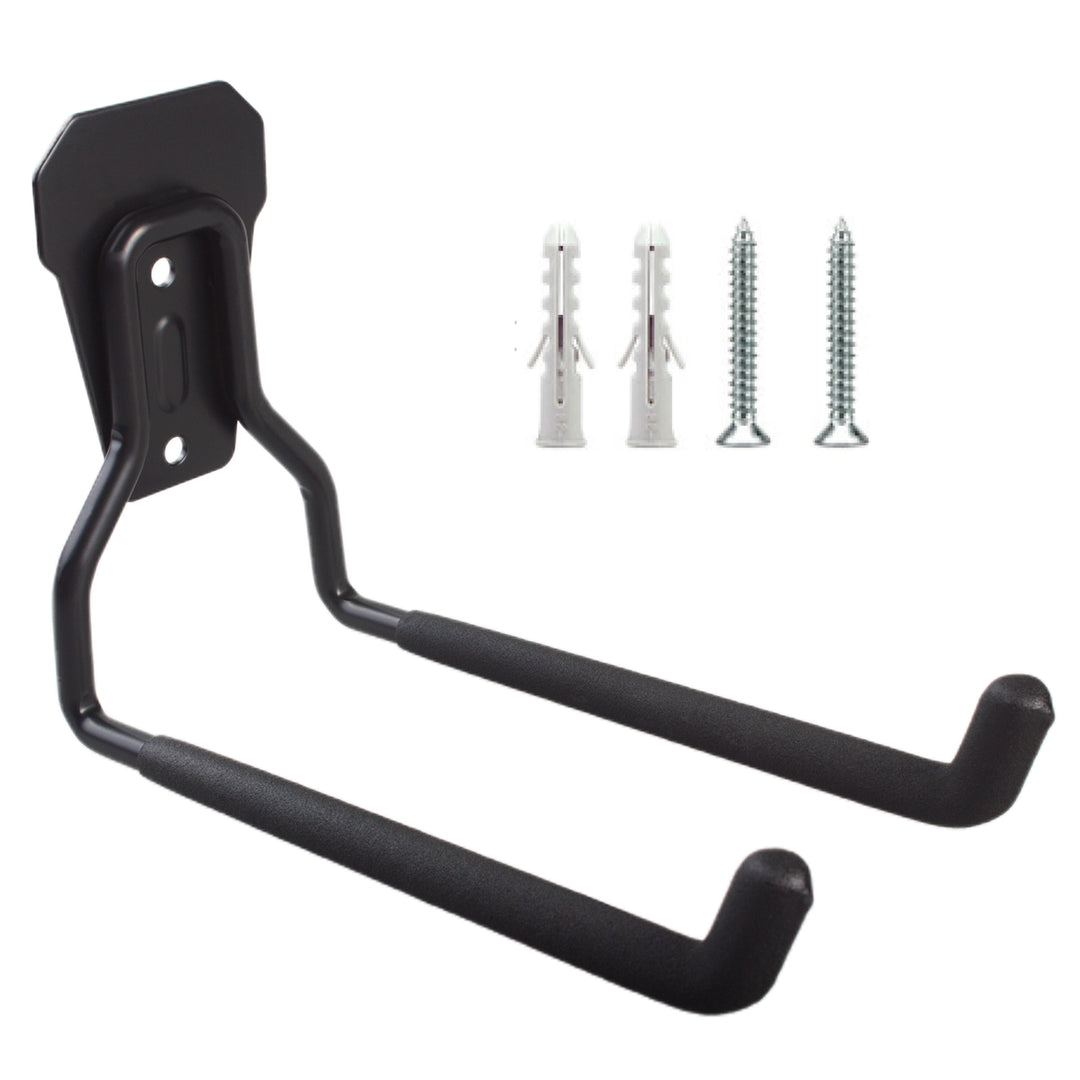 Maclean wall mount/hanger for tires, gardening tools, ladders, hoses, bicycles, steel, max. load 35 kg, MC-440, 4 pieces