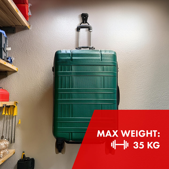 Maclean wall mount/hanger for tires, gardening tools, ladders, hoses, bicycles, steel, max. load 35 kg, MC-440, 4 pieces