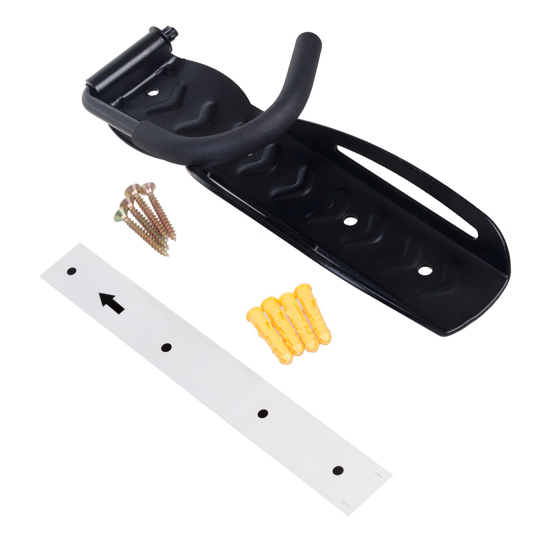 Maclean bicycle mount/wall hanger, vertical, steel, max. load 30 kg, MC-432, 4 pieces