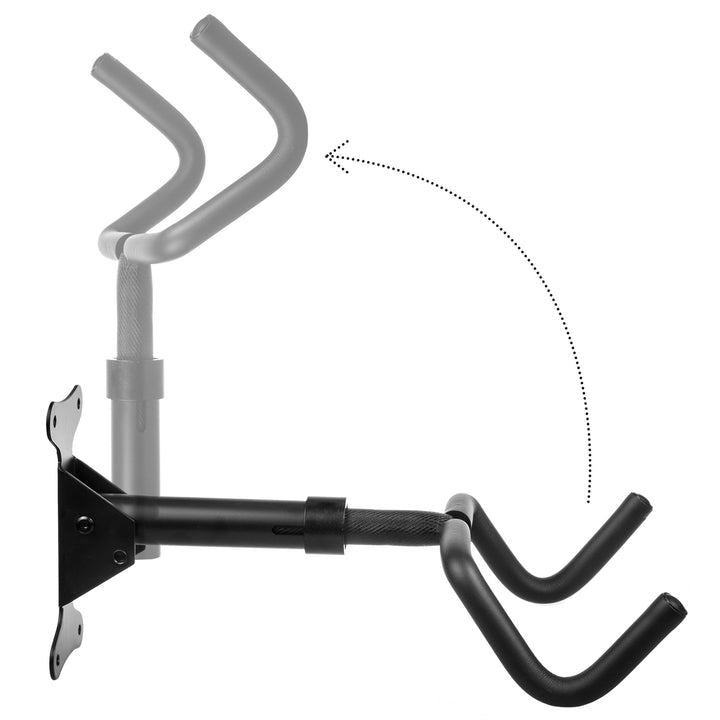 Maclean bicycle mount/wall hanger, horizontal, steel, max. load 30 kg, MC-431, 3 pieces