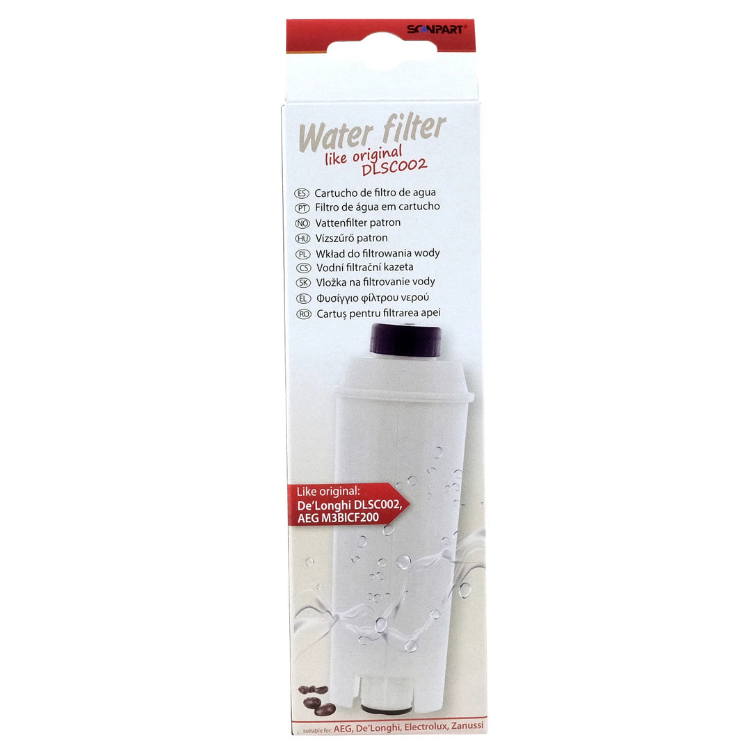 Water filter for DeLonghi Scanpart espresso machines, 2 pieces