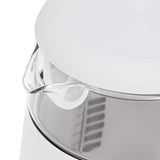 1.7L glass electric kettle with temperature control, LED, 40–100°C, Adler AD 1305 WS white