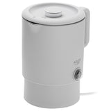 Adler electric kettle, travel kettle, double walls, capacity 0.8 l, max. power 650 W, gray, AD 1388
