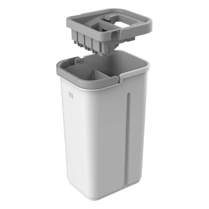 Teesa flat cleaning mop, two-compartment bucket, capacity 5.7 l, New Clean R13, Teesa