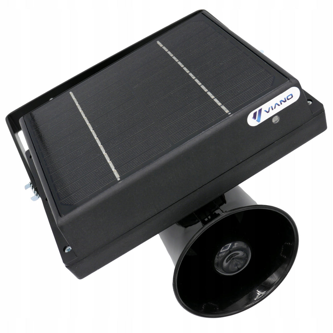Viano solar bird repeller, repels crows, starlings, pigeons, blackbirds, sparrows, and other birds, IP54, OP1