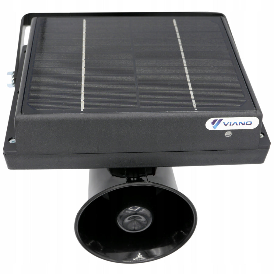 Viano solar bird repeller, repels crows, starlings, pigeons, blackbirds, sparrows, and other birds, IP54, OP1