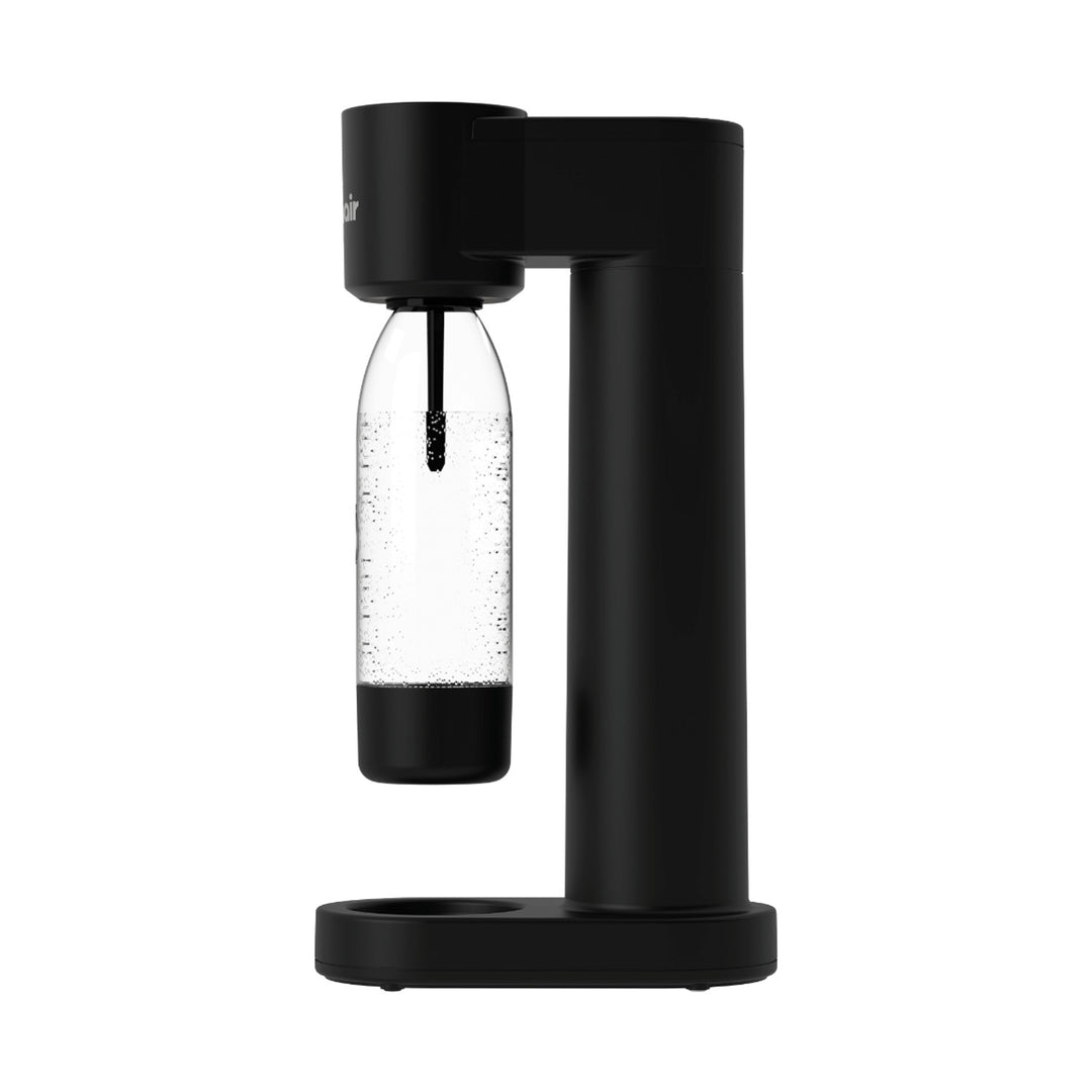 Dafi Push Air carbonator, black, includes 2 x 0.7L bottles and a CO2 cartridge