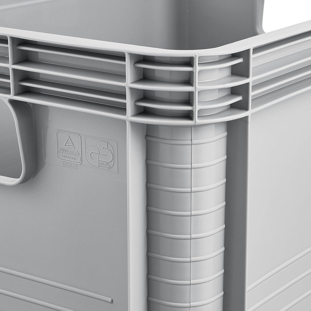 Robert Keeeper carrying container, 20L capacity, gray, food-safe, lightweight and durable, load capacity up to 30 kg