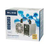 Blow ozone generator, capacity 60,000 mg/h, power 120W, low power consumption, long cable, adjustable operating time, 4 ozonation plates, 67-300#