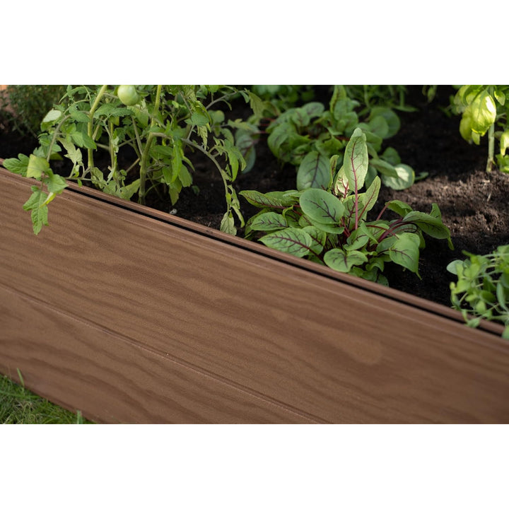 Keter Maple garden edging, plastic, brown, dimensions 106x50x32, weather-resistant, 249297