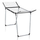 Leifheit Pegasus 180 Solid Black Drying Rack, 18 m line length, stable parallel legs, weatherproof, 2 laundry clips, 81589
