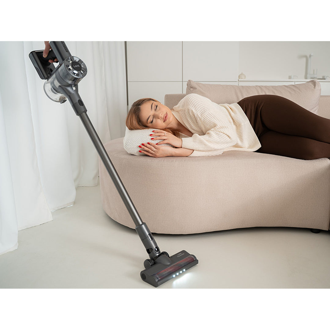 LAFE cordless vacuum cleaner, BLDC brushless motor, 2200 mAh battery, PowerGlide 200 W