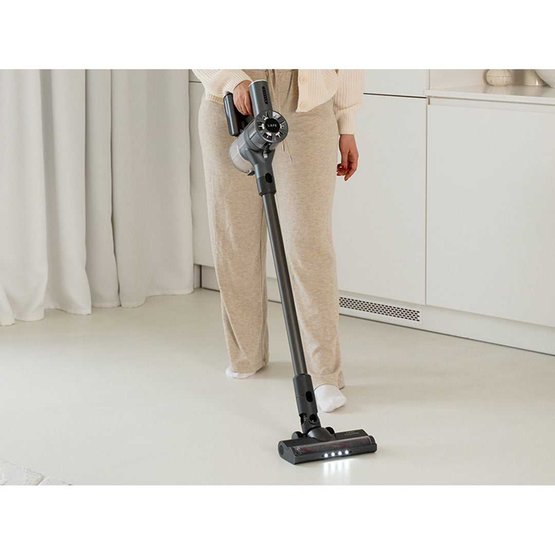 LAFE cordless vacuum cleaner, BLDC brushless motor, 2200 mAh battery, PowerGlide 200 W