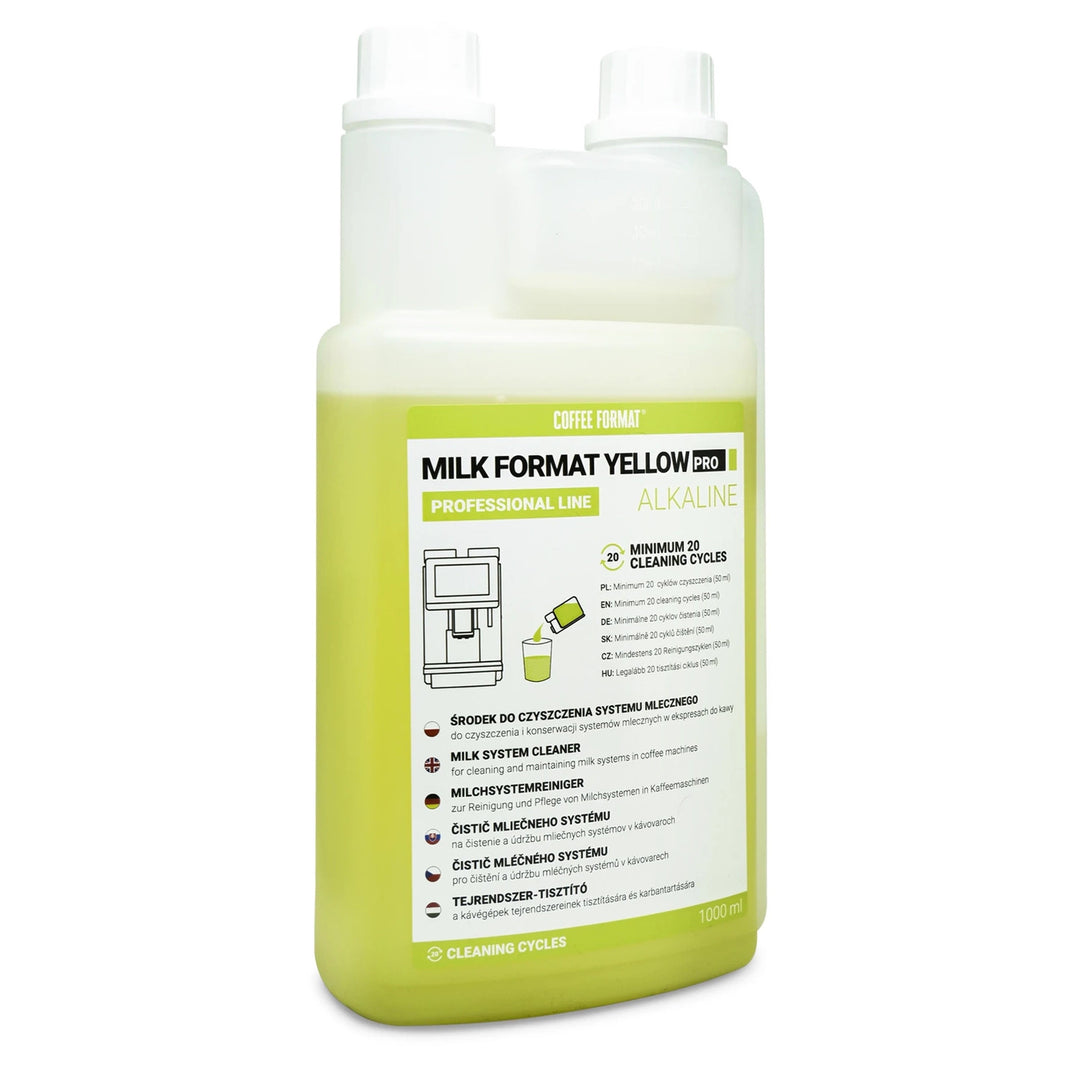 Milk system cleaner 1l, Coffee Format MILK FORMAT YELLOW PRO
