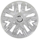 NRM Perfecto 16'' Universal Hubcap, Silver, 1 piece
