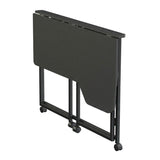 Maclean Folding Desk, Black, Mobile, 100x65 cm, max. 50 kg, Corner, L-Shaped, MC-1250 L/B