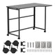Maclean Folding Desk, Black, Mobile, 100x65 cm, max. 50 kg, Corner, L-Shaped, MC-1250 L/B