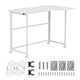Maclean Folding Desk, White, Mobile, 100x65 cm, max. 50 kg, Corner, L-Shaped, MC-1250 L/W
