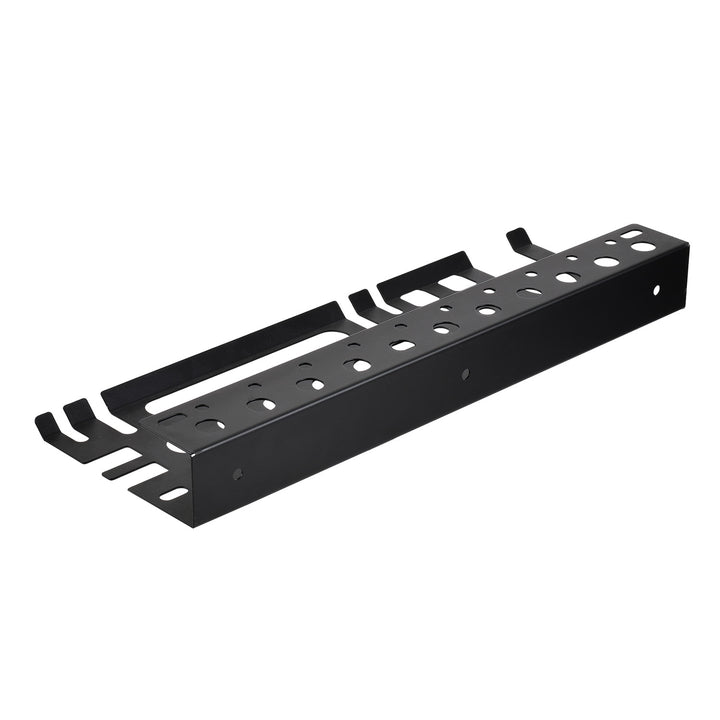 Maclean Wall-Mounted Organizer / Tool Shelf, black, dimensions 40x14.5x4.6 cm, max. 30 kg, MC-141