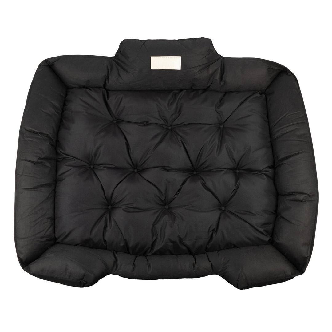 GreenBlue Pet Bed, Black, Rectangular, External Dimensions: 115x95 cm, Internal Dimensions: 100x80 cm GB240 BL