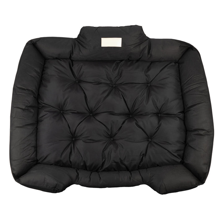 GreenBlue Pet Bed, Black, Rectangular, External Dimensions: 115x95 cm, Internal Dimensions: 100x80 cm GB240 BL