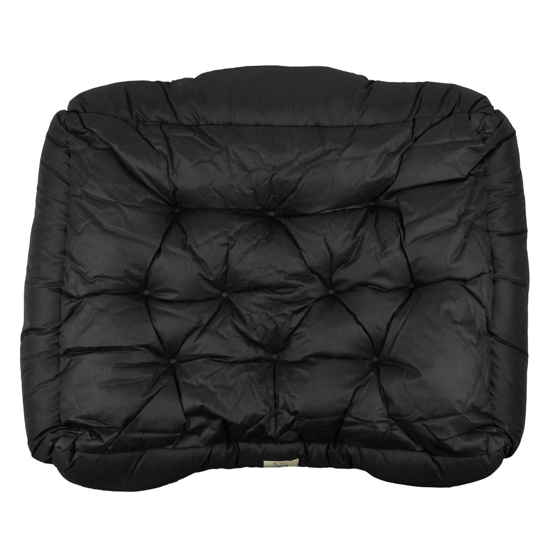 GreenBlue Pet Bed, Black, Rectangular, External Dimensions: 115x95 cm, Internal Dimensions: 100x80 cm GB240 BL