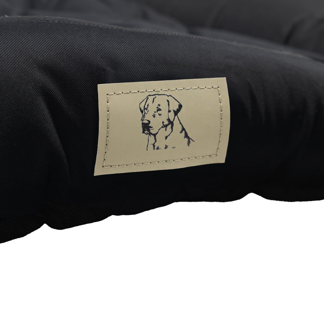 GreenBlue Pet Bed, Black, Rectangular, External Dimensions: 115x95 cm, Internal Dimensions: 100x80 cm GB240 BL