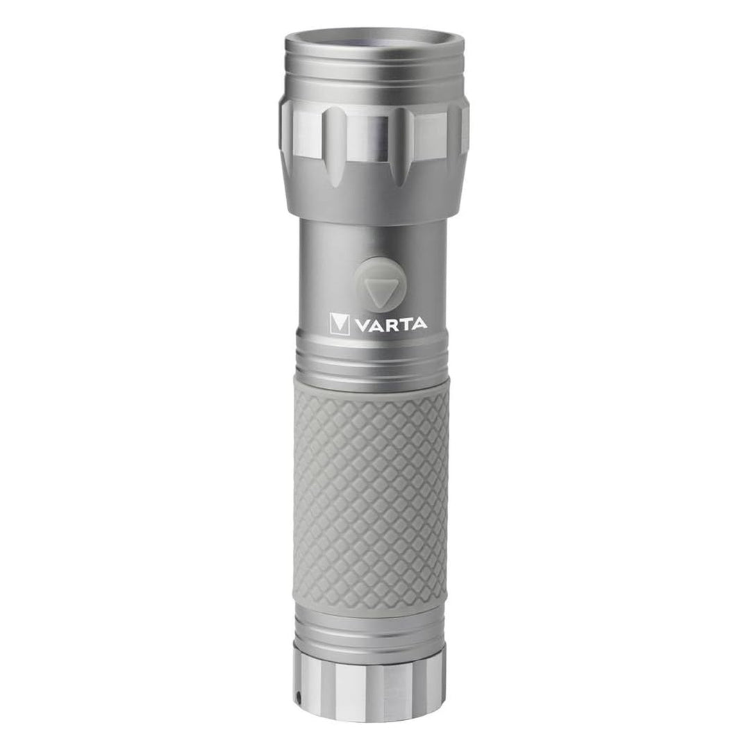 15638 Aluminum UV LED Flashlight, UV Wavelength 395–400 nm, Multi LED Technology + Varta Batteries Included