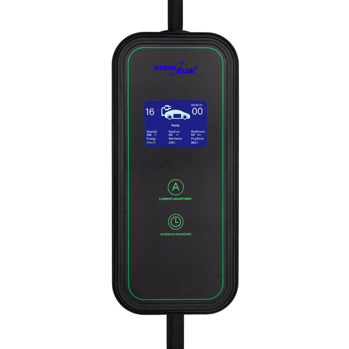 GreenBlue EV/PHEV Charger, portable, Type 2, cable length 6.8 m, IP65, 11 kW, 220–380 V AC 50/60 Hz, 16 A, 3-phase, GB1100