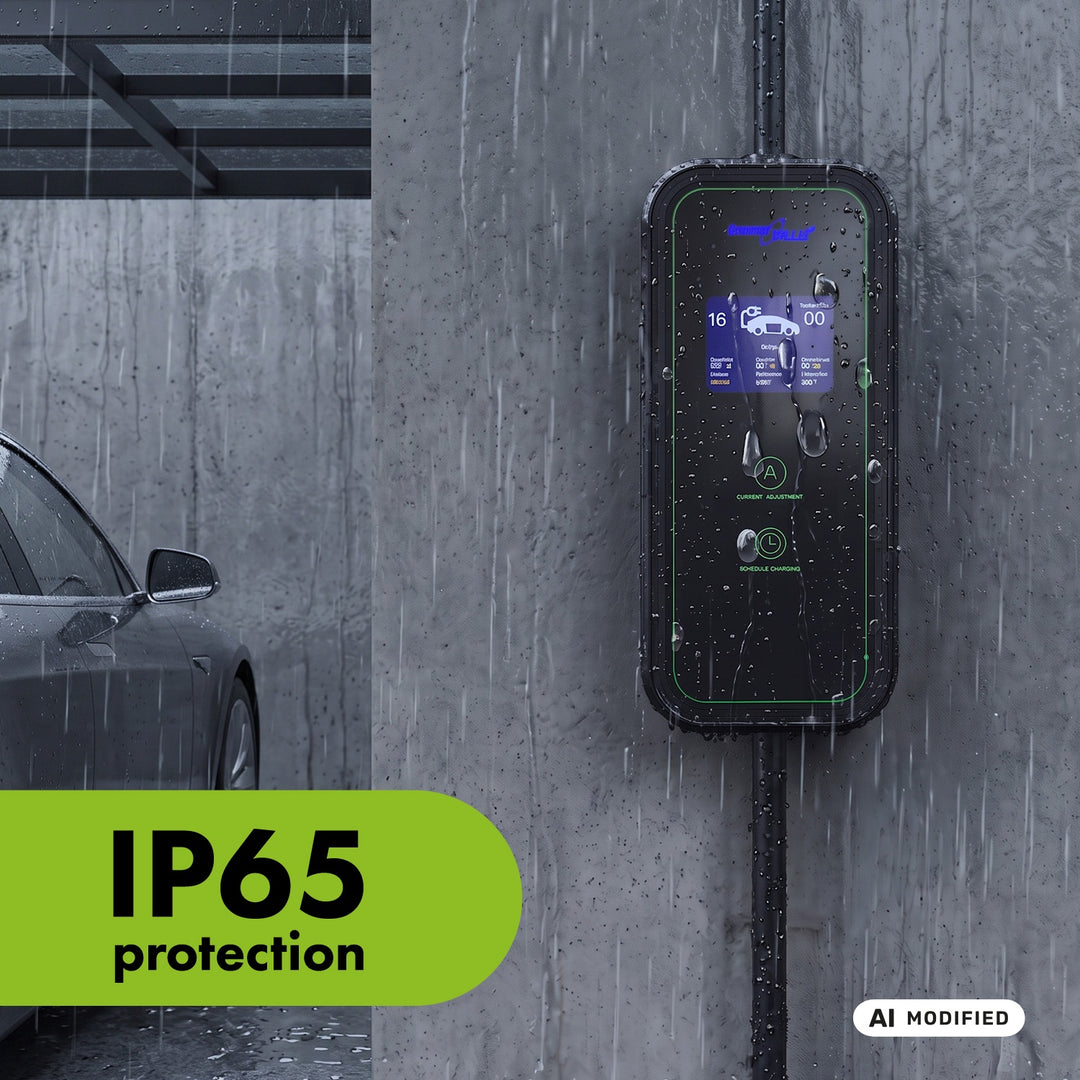 GreenBlue EV/PHEV Charger, portable, Type 2, cable length 6.8 m, IP65, 11 kW, 220–380 V AC 50/60 Hz, 16 A, 3-phase, GB1100