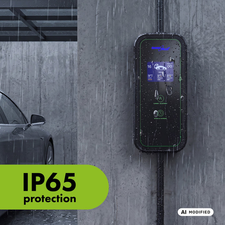GreenBlue EV/PHEV Charger, portable, Type 2, cable length 6.8 m, IP65, 11 kW, 220–380 V AC 50/60 Hz, 16 A, 3-phase, GB1100