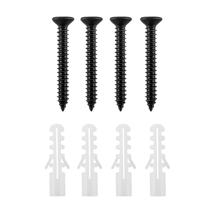Set of 6 Maclean wall mounts for tires, wheels, ladders, and bicycles; steel construction; max. load 22 kg per mount; MC-488