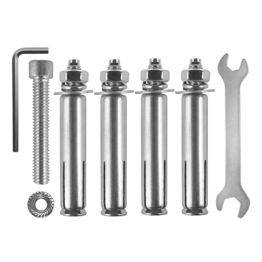 Maclean Horizontal Wall-Mounted Bike Rack, Steel, Max. Load 30 kg, MC-484, 3 pieces