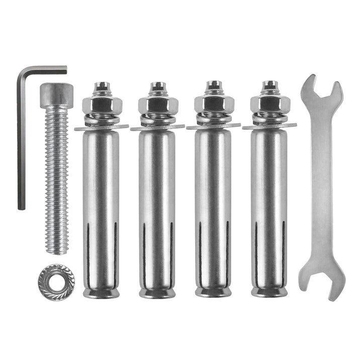 Maclean Horizontal Wall-Mounted Bike Rack, Steel, Max. Load 30 kg, MC-484, 4 pieces