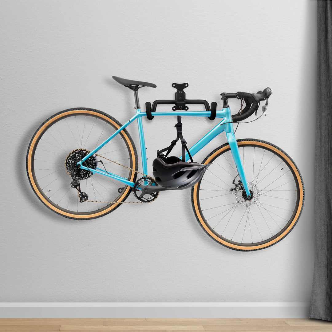 Maclean Horizontal Wall-Mounted Bike Rack, Steel, Max. Load 30 kg, MC-484, 4 pieces