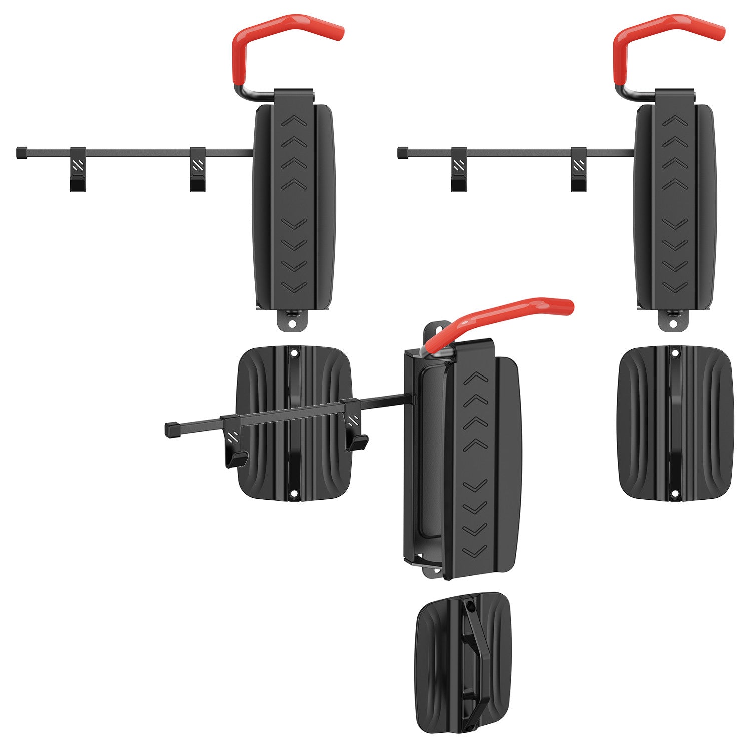 Maclean Av Rack Maclean Wall-Mounted Bike Rack, 35 kg max, MC-499, 3 pieces ...