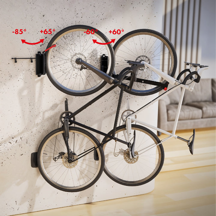 Maclean Wall-Mounted Bike Rack, 35 kg max, MC-499, 4 pieces